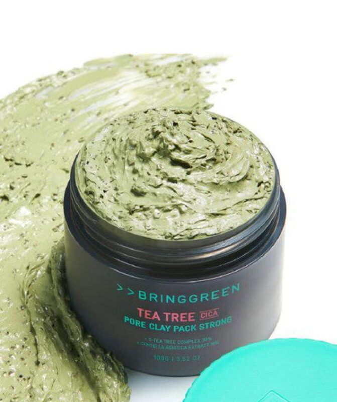 BRING GREEN Tea Tree Cica Pore Clay Pore Pack Strong 100g - EmpressKorea